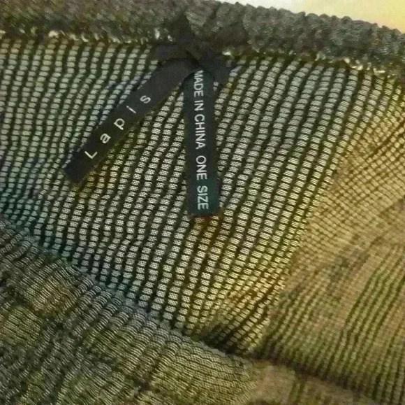 Lapis halter dress or maxi skirt black with  floral design one size - Picture 5 of 5